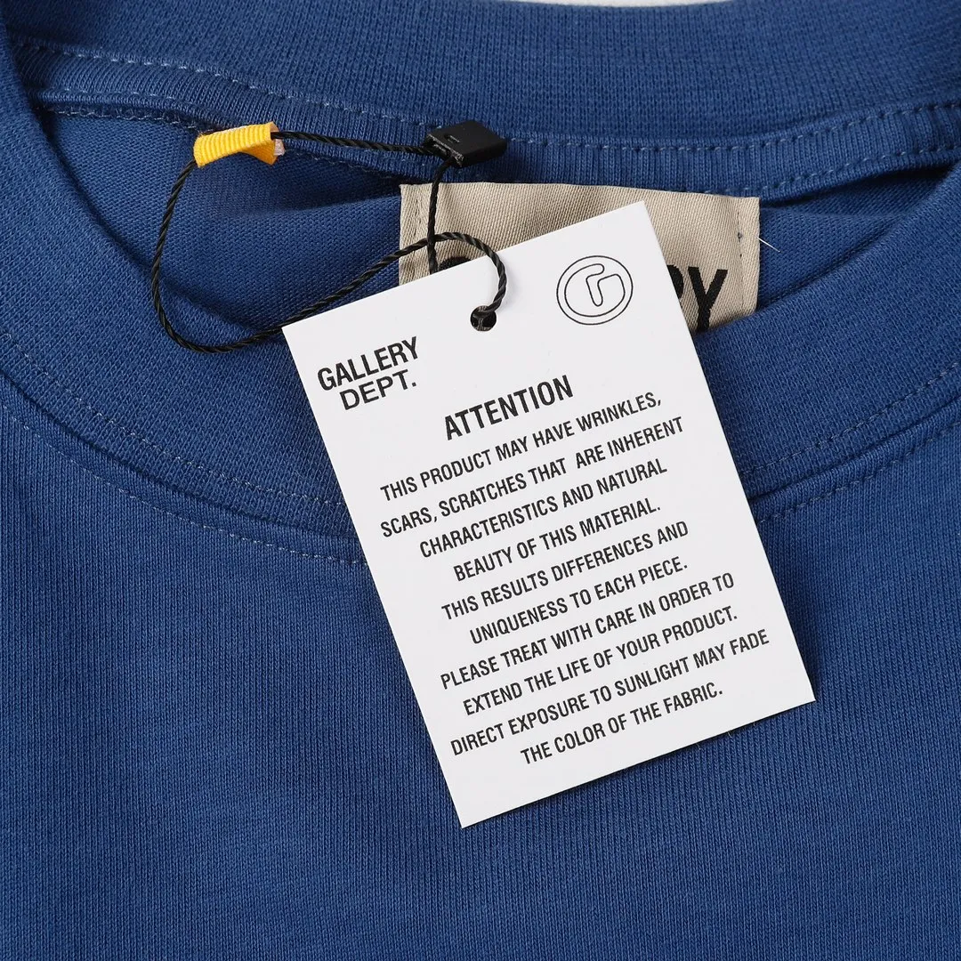 GALLERY.DEPT new summer short-sleeved model number: D3121#P106 color: gray blue code number: S M L XL